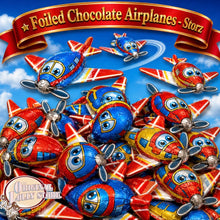 Load image into Gallery viewer, Foiled Chocolate Airplanes - Storz 50 Units