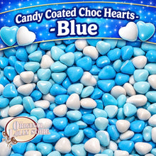 Load image into Gallery viewer, Candy Coated Choc Hearts - Blue