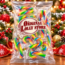 Load image into Gallery viewer, Rainbow Mini Candy Canes 120g