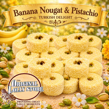 Load image into Gallery viewer, Nougat Wheels - Banana Nougat & Pistachio 2kg