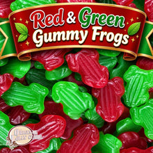Load image into Gallery viewer, Red & Green Gummy Frogs Bulk