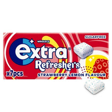 Load image into Gallery viewer, Extra Refreshers Strawberry Lemon Sugarfree Chewing Gum Wrigley’s