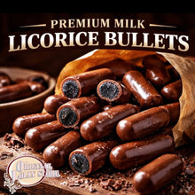 Load image into Gallery viewer, Milk Chocolate Licorice Bullets - Premium