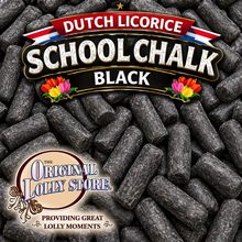 Load image into Gallery viewer, Dutch Licorice School Chalk Black - Schoolkrijt