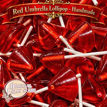 Load image into Gallery viewer, Red Umbrella Lollipops