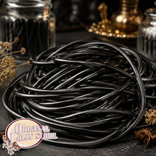 Load image into Gallery viewer, Black Licorice Bootlaces
