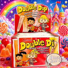 Load image into Gallery viewer, Swizzels Double Dip Orange & Cherry 19g