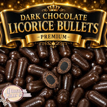 Load image into Gallery viewer, Dark Chocolate Licorice Bullets - Premium