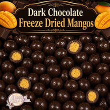 Load image into Gallery viewer, Dark Chocolate Freeze Dried Mango