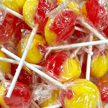Load image into Gallery viewer, Rhubarb and Custard Mega Lollipop wrapped UK