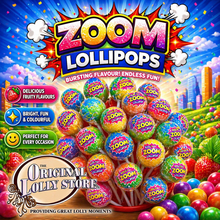 Load image into Gallery viewer, Super Sour Zoom Lollipop
