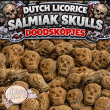 Load image into Gallery viewer, Dutch Licorice Salmiak Skulls Doodskøpjes