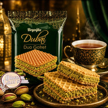 Load image into Gallery viewer, Dubaco Dubai Style Pistachio Wafer 36g
