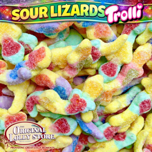 Load image into Gallery viewer, Sour Gummy Lizards Trolli