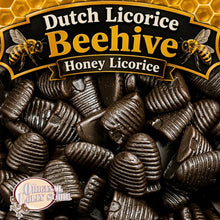 Load image into Gallery viewer, Dutch Licorice Beehive Honey Licorice