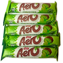 Load image into Gallery viewer, Aero Bubbly Peppermint Mint Chocolate Bar 36g UK