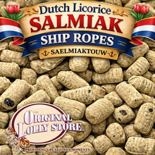Load image into Gallery viewer, Dutch Licorice Salmiak Ship Ropes Saelmiaktouw