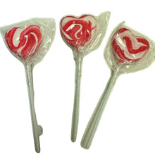 Load image into Gallery viewer, Red Heart Swirly Lollipops