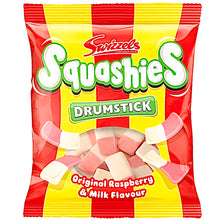 Load image into Gallery viewer, Swizzels Drumstick Squashies Original Raspberry & Milk 120g