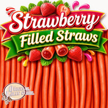 Load image into Gallery viewer, Strawberry Filled Straws