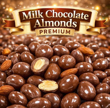 Load image into Gallery viewer, Milk Chocolate Almonds Premium