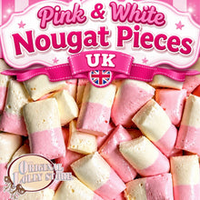 Load image into Gallery viewer, Freeze Dried Pink & White Nougat UK - Just Like Strawberry & Cream Honeycomb