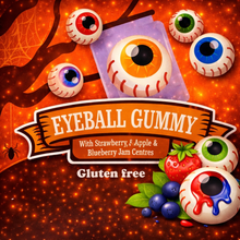 Load image into Gallery viewer, Eyeball Gummy with Strawberry & Apple & Blueberry Jam