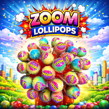 Load image into Gallery viewer, Super Sour Zoom Lollipop