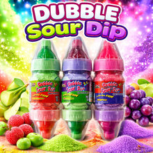 Load image into Gallery viewer, Dubble Sour Dip Bottle (Assorted flavours) 32g