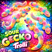 Load image into Gallery viewer, Sour Gecko Trolli
