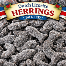Load image into Gallery viewer, Dutch Licorice Herrings - Salted