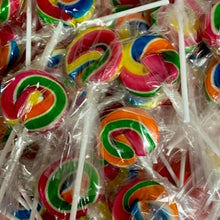 Load image into Gallery viewer, Rainbow small Handmade Lollipop
