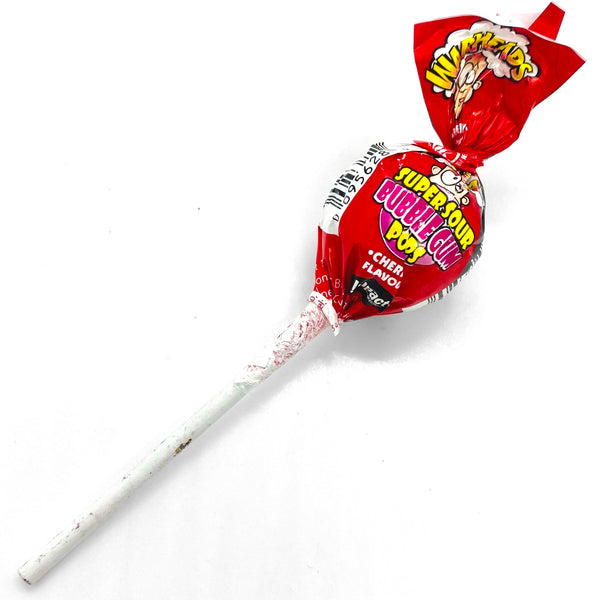 Warheads Super Sour Bubblegum Pops 19g The Original Lolly Store