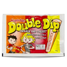 Load image into Gallery viewer, Swizzels Double Dip Orange & Cherry 19g