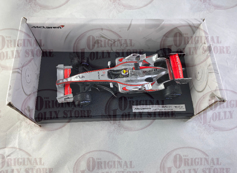 Hot Wheels Racing Car McLaren MP4-21 Juan Pablo Montoya – The