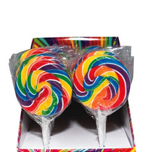 Load image into Gallery viewer, Rainbow Swirly Lollipop 50g