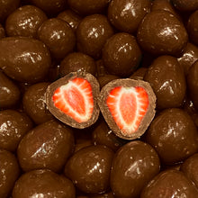 Load image into Gallery viewer, Milk Chocolate Freeze Dried Strawberries