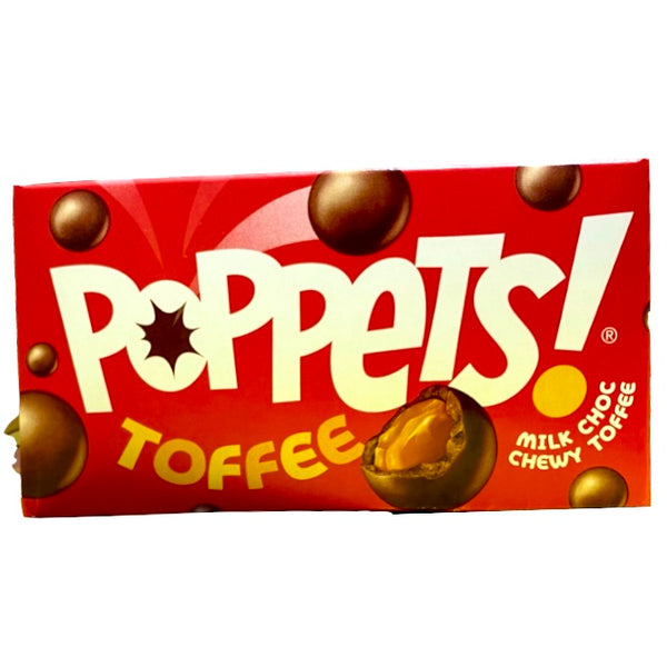 Poppets Chewy Toffee 40g The Original Lolly Store