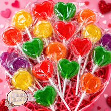 Load image into Gallery viewer, Assorted Heart &amp; Round Lollipops
