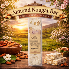 Load image into Gallery viewer, Almond Nougat Bar 150g
