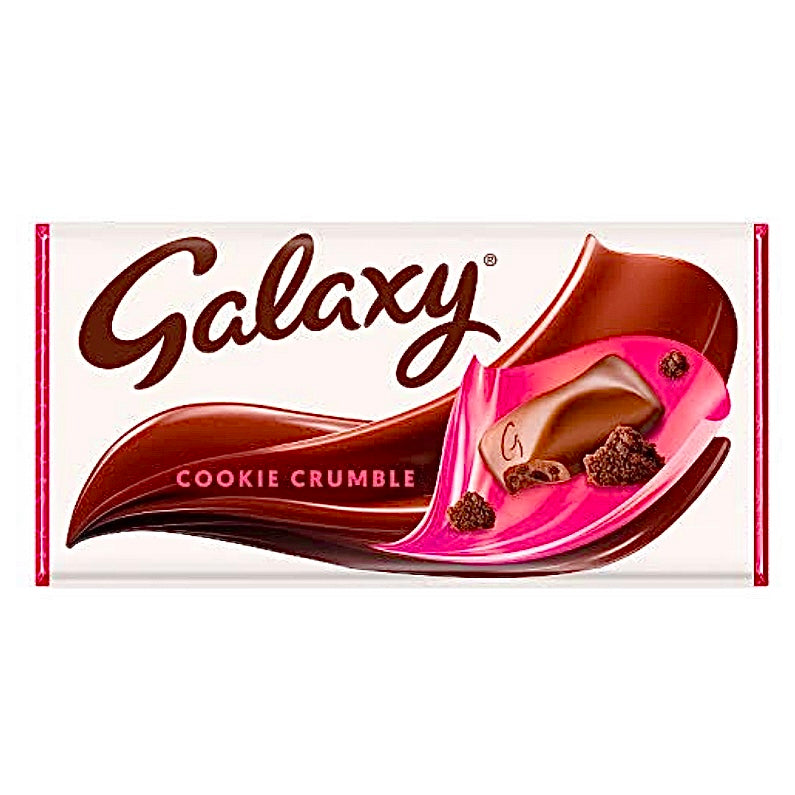 Galaxy Cookie Crumble & Milk Chocolate Block Bar 114g