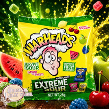 Load image into Gallery viewer, Warheads Super Sours Hard Candy 28g bag
