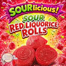 Load image into Gallery viewer, Sour Red Liquorice Rolls
