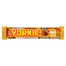 Load image into Gallery viewer, Yorkie Honeycomb Milk Chocolate DUO Bar 66g UK
