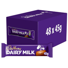 Load image into Gallery viewer, Cadbury Dairy Milk Chocolate Bar 45g UK
