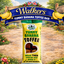 Load image into Gallery viewer, Walker's Nonsuch Yummy Banana Toffee Bar 50g
