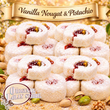 Load image into Gallery viewer, Nougat Wheels - Vanilla Nougat &amp; Pistachio 2kg
