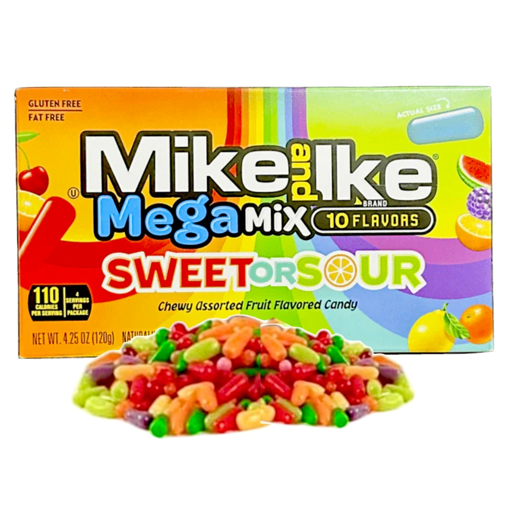 Mike and Ike Mega Mix Sweet & Sour 120g