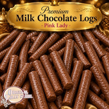 Load image into Gallery viewer, Premium Milk Chocolate licorice Logs - Pink Lady
