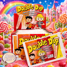 Load image into Gallery viewer, Swizzels Double Dip Orange &amp; Cherry 19g
